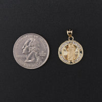 10K Mini Saint Jude Pendant