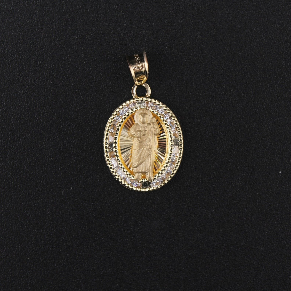 Real 10K San Judas Pendant