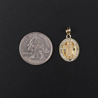Real 10K San Judas Pendant