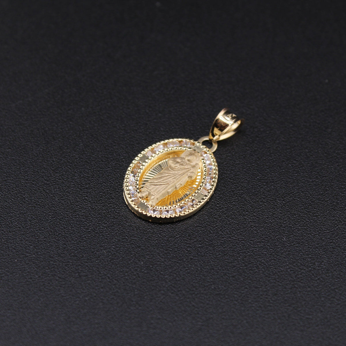 Real 10K San Judas Pendant