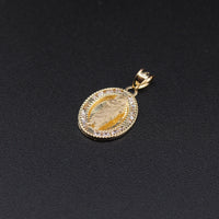 Real 10K San Judas Pendant