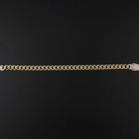 10K YG Greek Design Royal Monaco Bracelet 7in (6.8g) 7mm