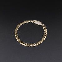 10K Cuban Link Bracelet 8in 7mm