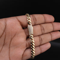 10K Cuban Link Bracelet 8in 7mm