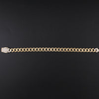 10K Greek Design Monaco Bracelet 8in  9mm