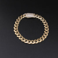 10K Greek Design Monaco Bracelet 8in  9mm