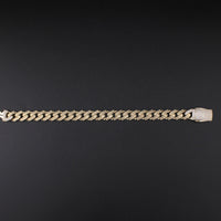 10K YG Royal Vers Bracelet 8in (14.1g) 10mm
