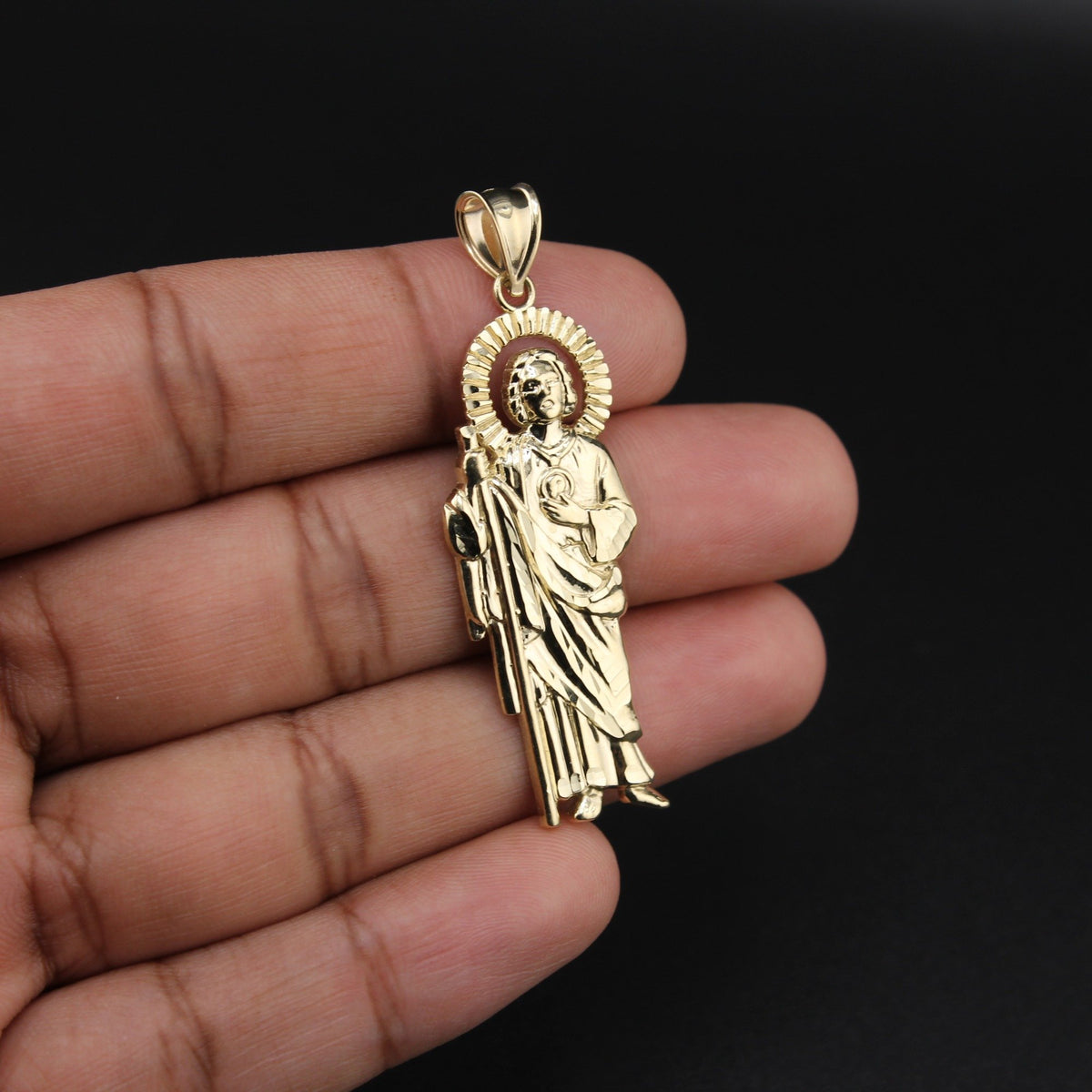 10K Saint Judas Pendant