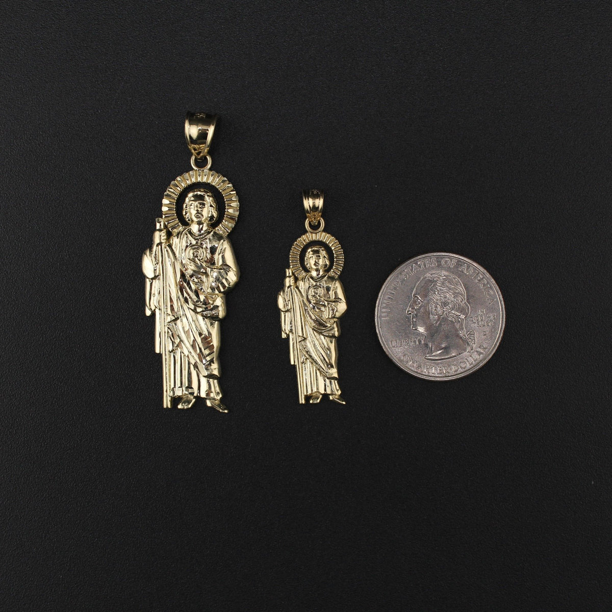 10K Saint Judas Pendant