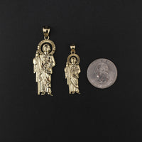 10K Saint Judas Pendant