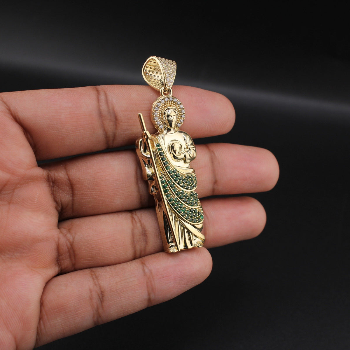 10K San Judas Pendant