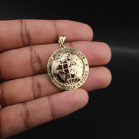 10K World Is Yours Pendant