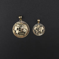 10K World Is Yours Pendant