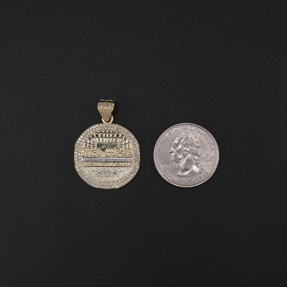10K Last Supper Pendant