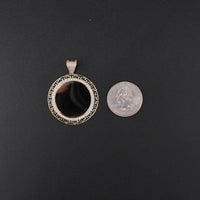 10K Bezel Pendant