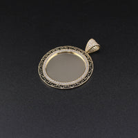 10K Bezel Pendant