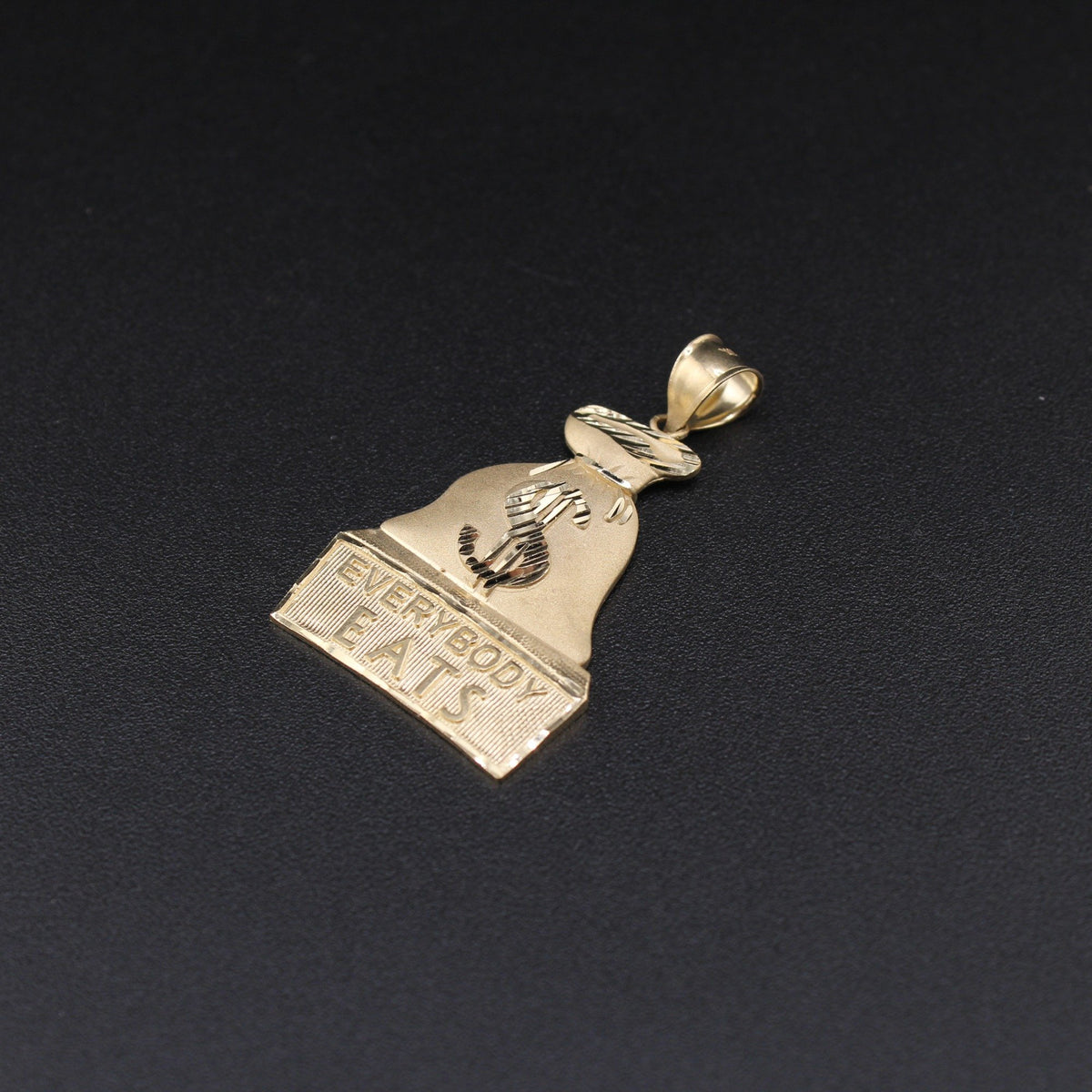 10K  Money Bag Pendant