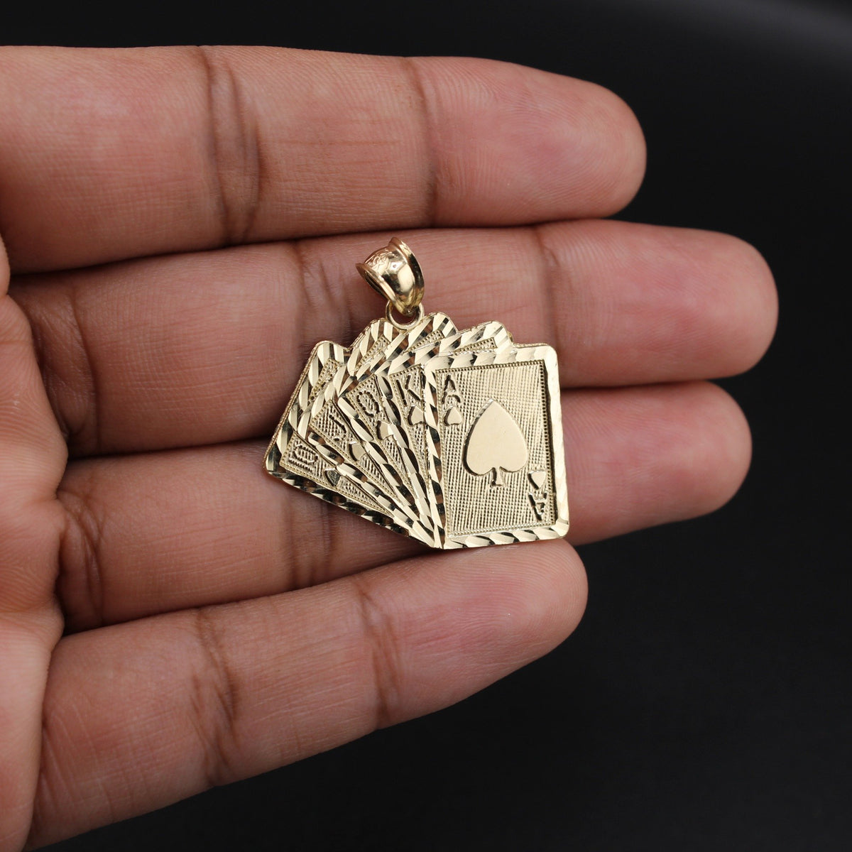 10K Cards Pendant