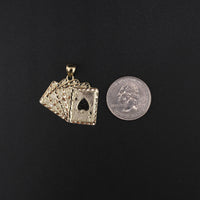 10K Cards Pendant