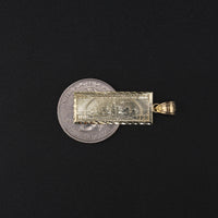 10K Hundred Dollar Bill Pendant