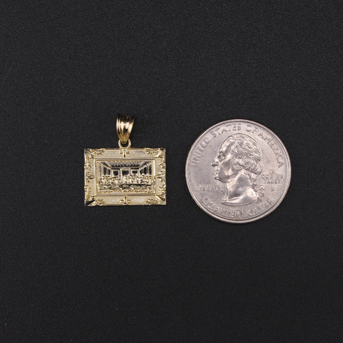 10K Last Supper Pendant