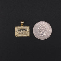 10K Last Supper Pendant