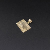 10K Last Supper Pendant