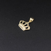 10K YG Crown Pendant (1.1g)