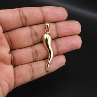 10K Cornicello Pendant