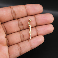 10K YG Solid Corn Pendant (1.7g)