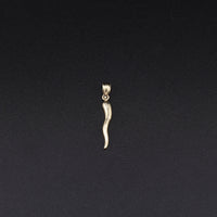 10K YG Solid Corn Pendant (1.7g)