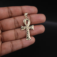 10K YG Cross Pendant