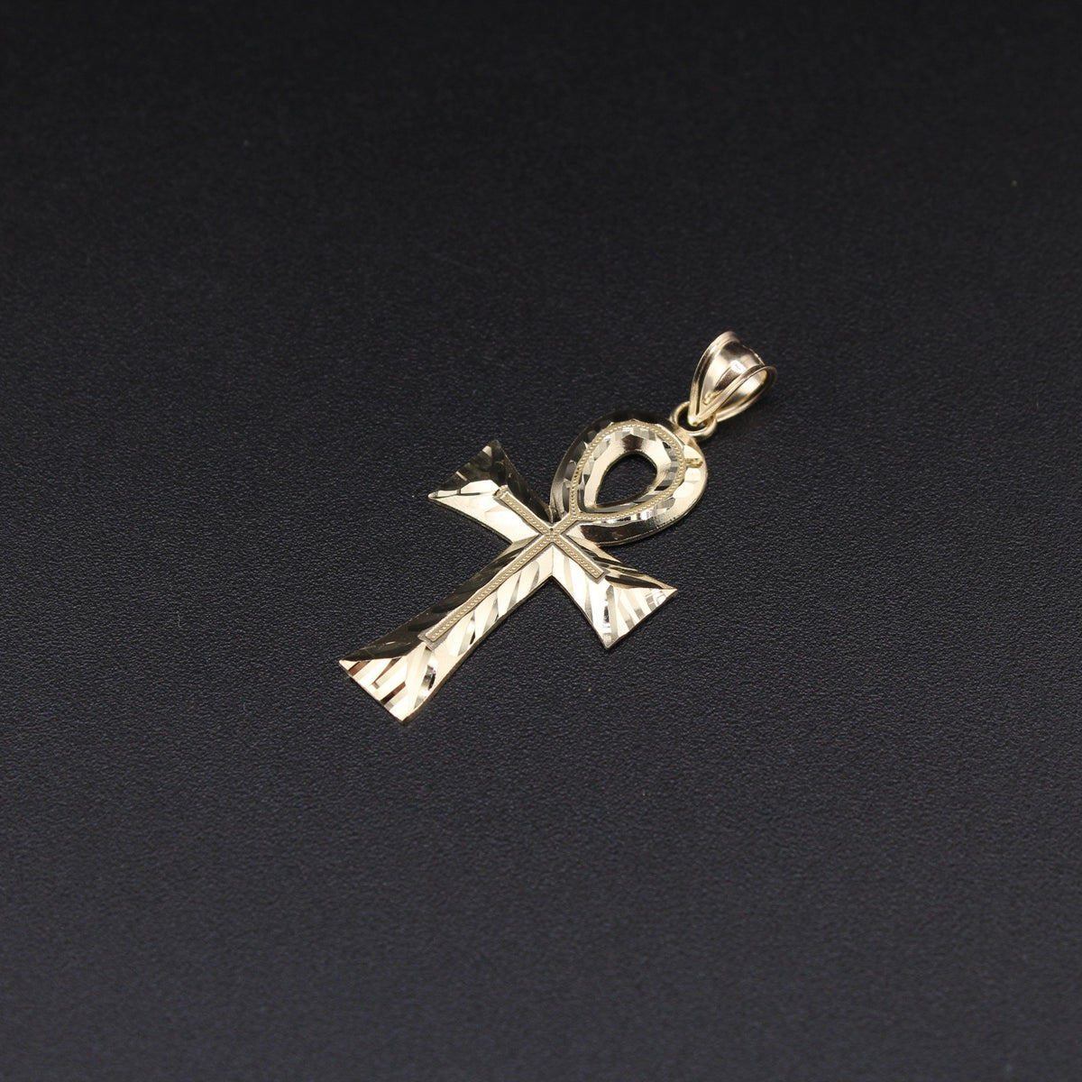 10K YG Cross Pendant