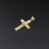 10K YG Cross Pendant