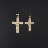 10K YG Cross Pendant
