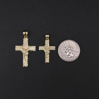 10K YG Cross Pendant