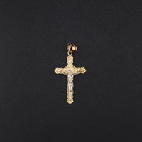 10K YG Cross Pendant (2.9g)