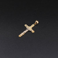 10K YG Cross Pendant (2.9g)