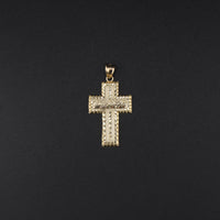 10K YG Cross Pendant (4.2g)