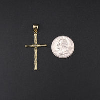 10K YG Cross Pendant (1.9g)
