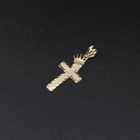 10K YG Cross Pendant (1.1g)