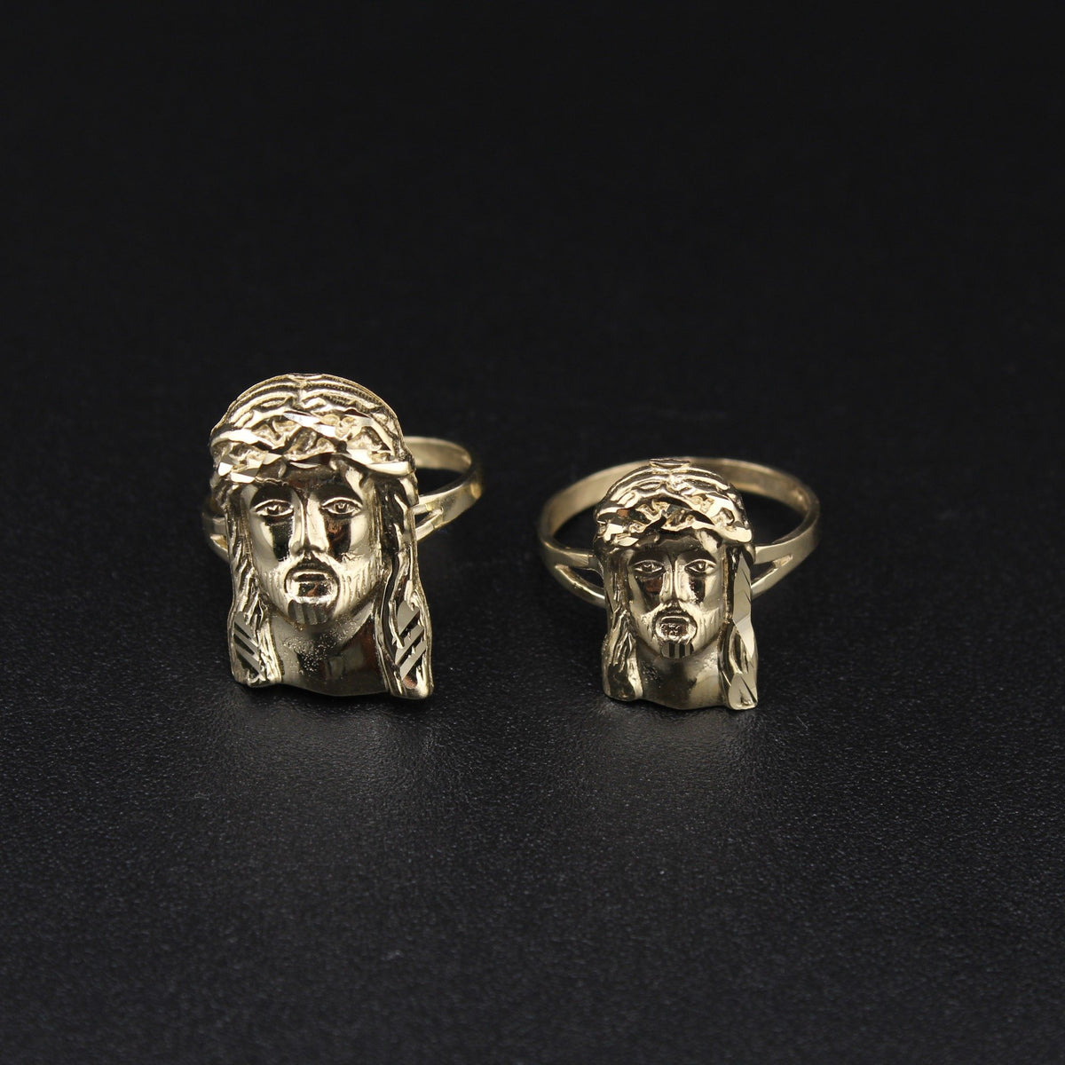 10K YG Jesus Ring