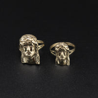 10K YG Jesus Ring