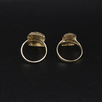 10K YG Jesus Ring