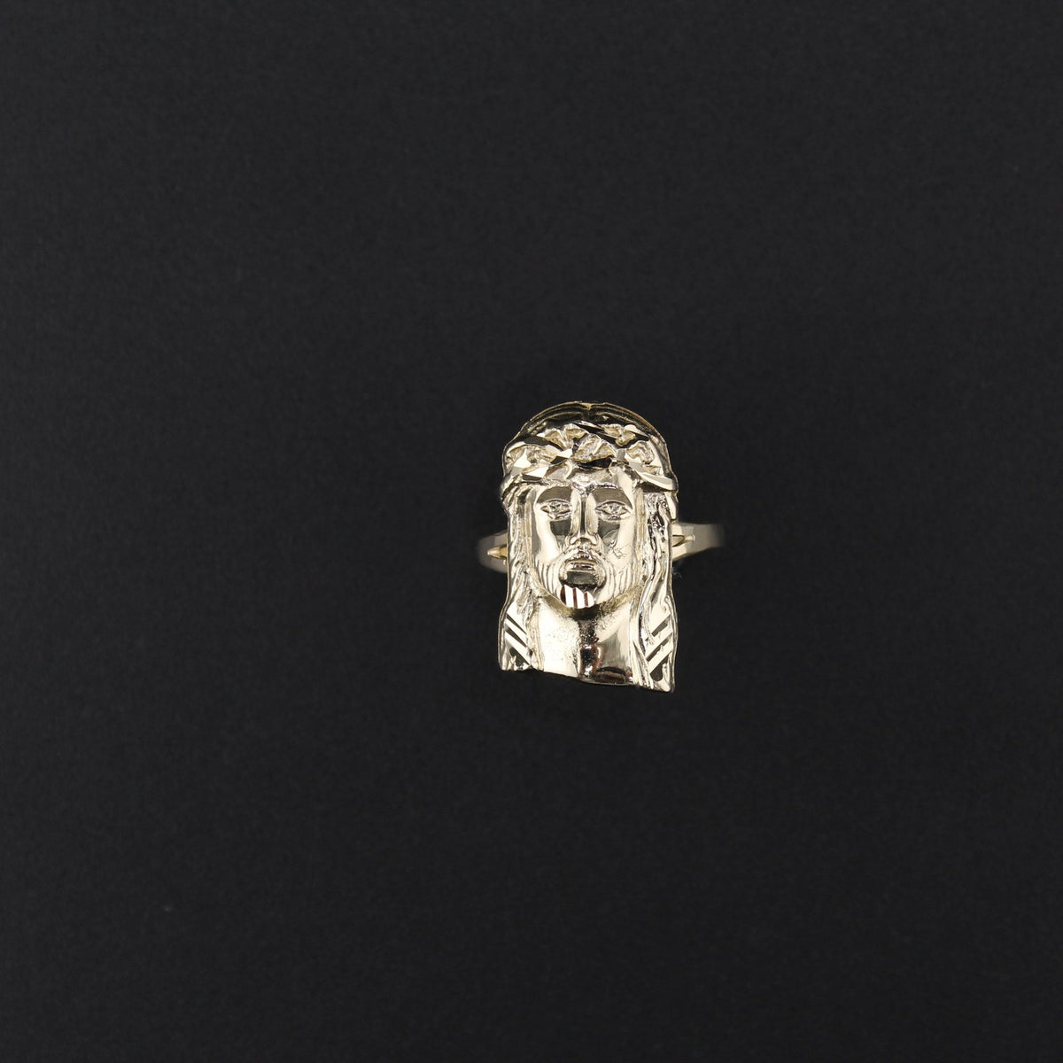 10K YG Jesus Ring
