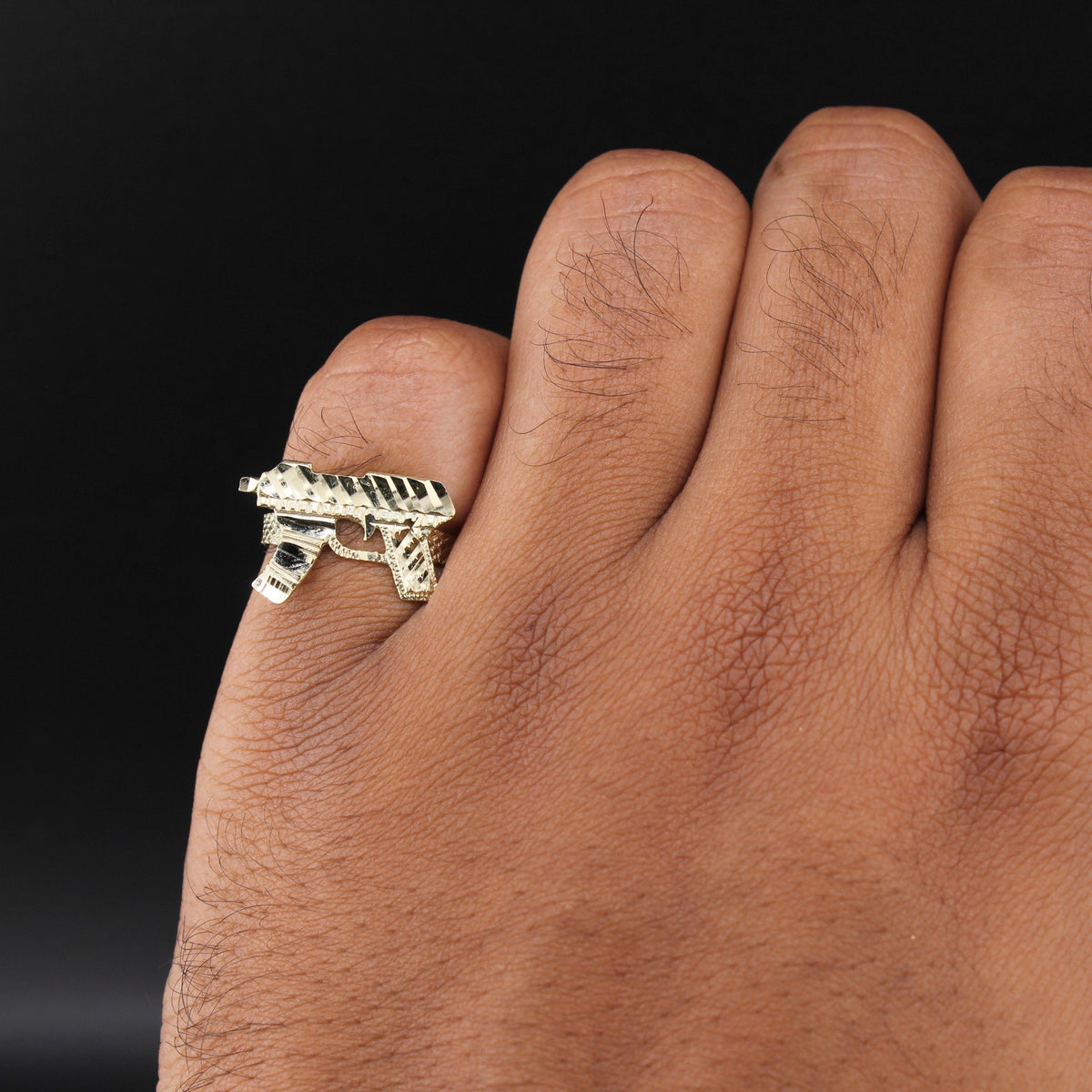 10K YG SMZ Ring (2.1g)