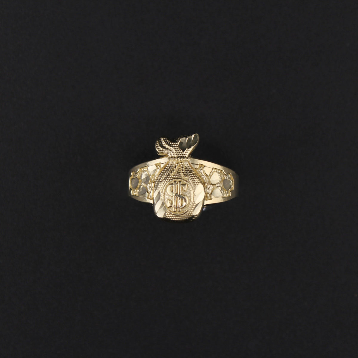 10K YG MoneyBag Ring (2.6g)