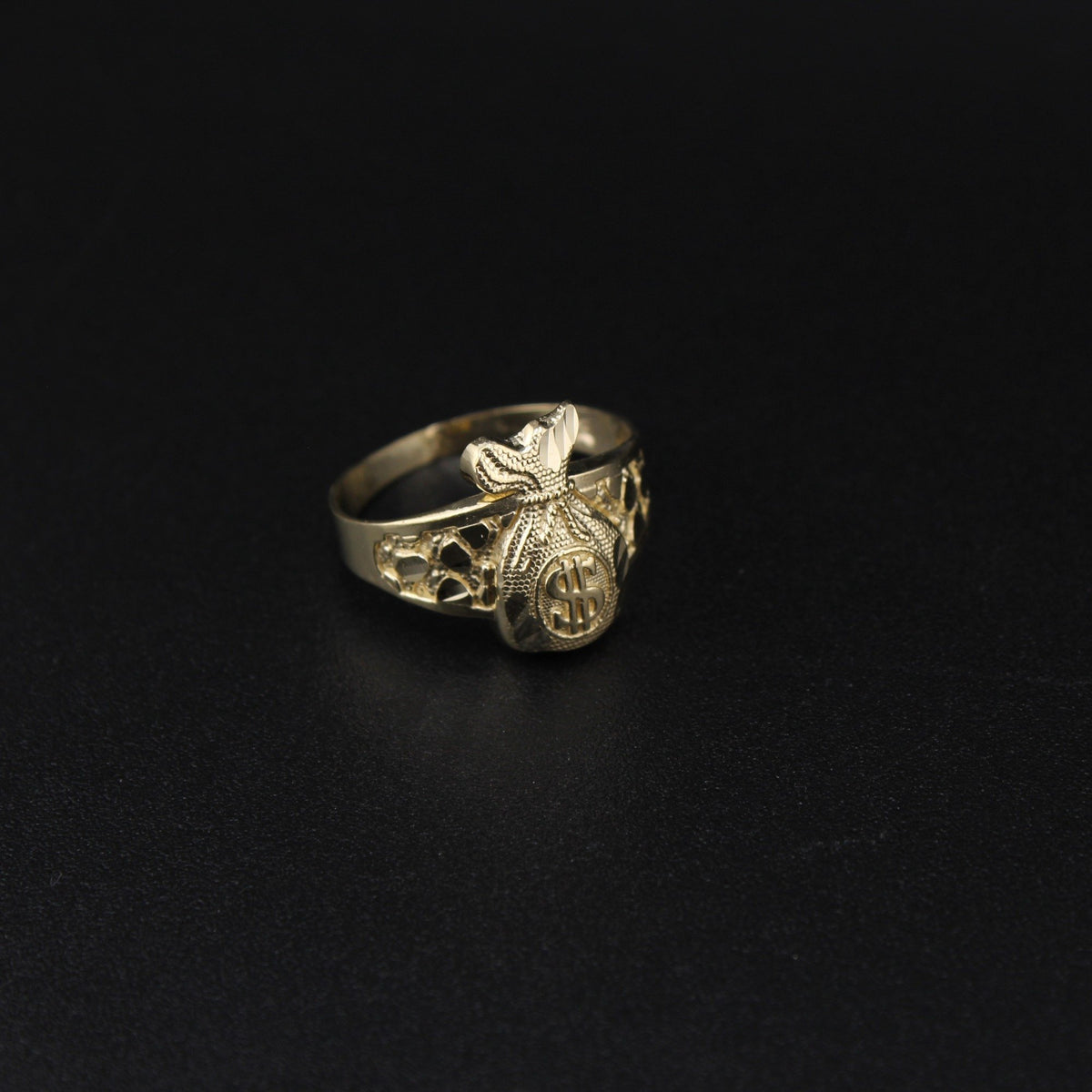 10K YG MoneyBag Ring (2.6g)