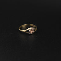 10K YG Flower Ring (1.2g)