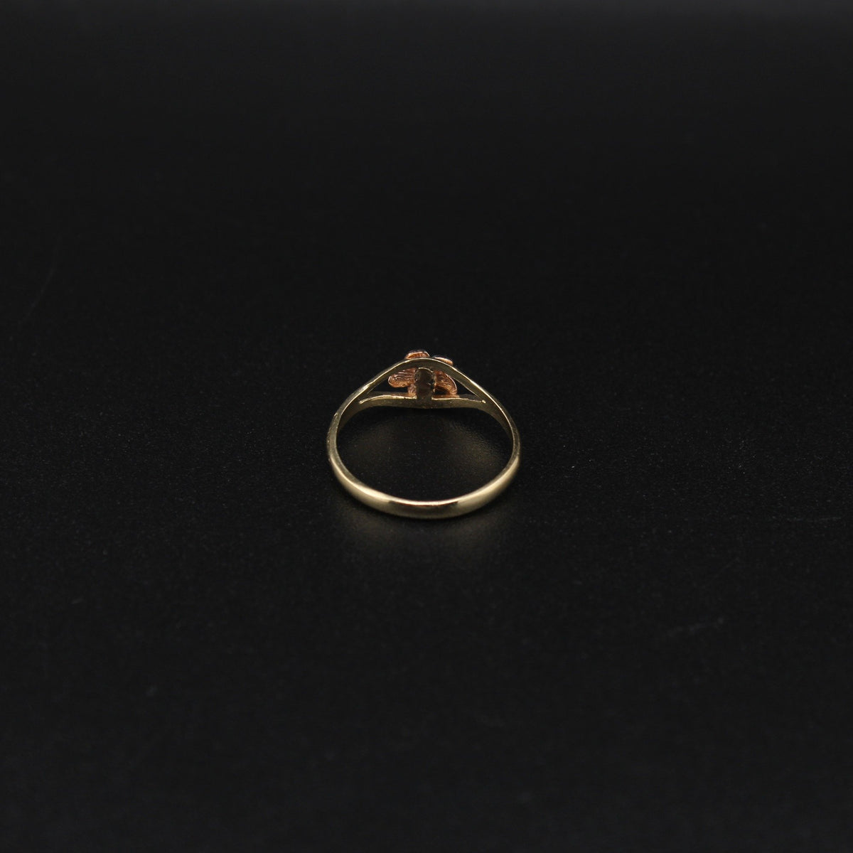 10K YG Flower Ring (1.2g)